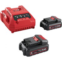 Flex P-Set 12-22 Q 12V starter kit 2 x 2.5Ah Batteries & Charger £149.95